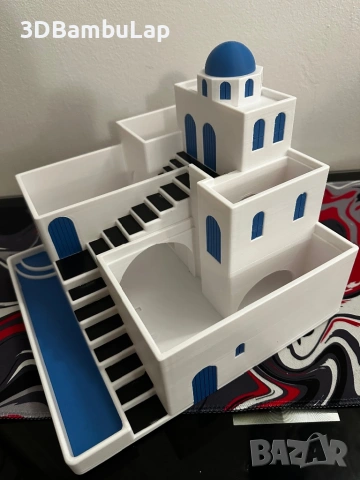 3D принтирана мини градина - Santorini Stair Garden Planter