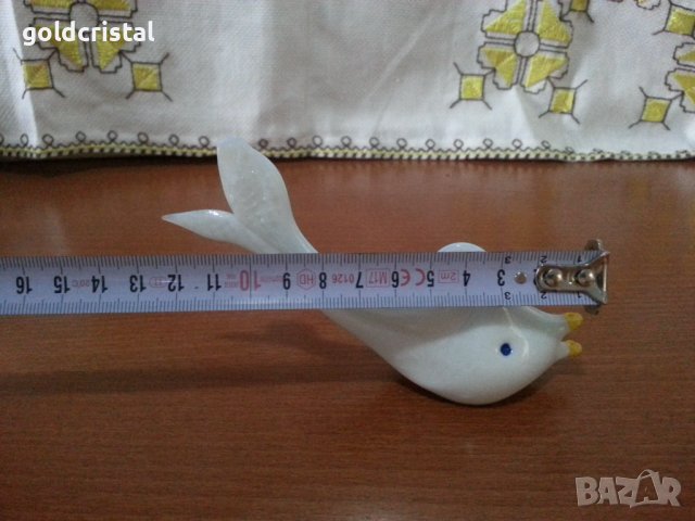 Стъклена фигурка рибка , снимка 3 - Антикварни и старинни предмети - 42136514