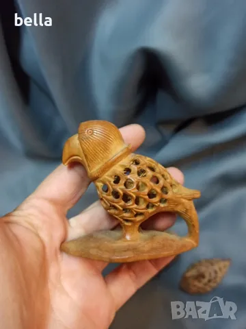 3 ДЪРВЕНИ ФИГУРИ НА ЖИВОТНИ ДЪРВОРЕЗБА, снимка 2 - Антикварни и старинни предмети - 47634625