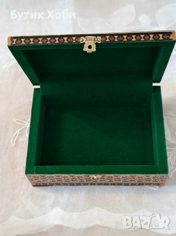 Старинна персийска кутия ,,хатамкари,,, снимка 3 - Антикварни и старинни предмети - 41415648