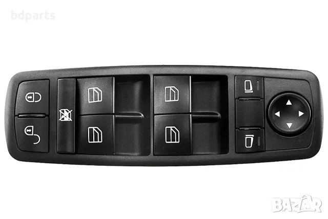 Бутони Ключ за ел.стъкла Mercedes A W169, B W245, Без Прибиране, 3 ПИН, снимка 2 - Части - 56142602