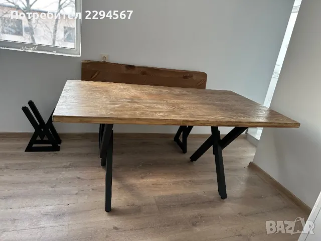 Маси и пейки от масив 