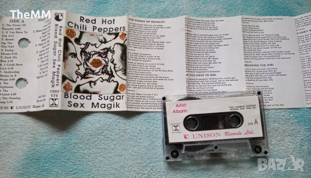Red Hot Chili Peppers - Blood Sugar Sex Magik.Unison., снимка 2 - Аудио касети - 39391889