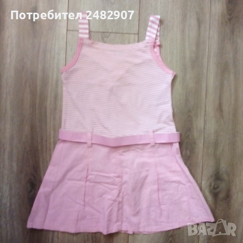Розова детска рокля, снимка 4 - Детски рокли и поли - 51632062