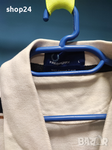 Fred Perry Тениска/Мъжка М/Л, снимка 4 - Тениски - 36347878