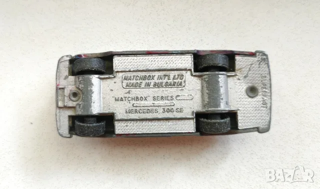 Продавам стара метална количка - MERCEDES 300 SE/MATCHBOX , снимка 5 - Колекции - 56041346