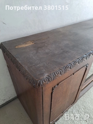 Старинен дървен скрин, снимка 4 - Скринове - 52682563