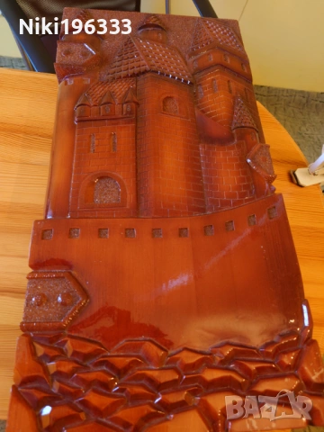 Нова ръчно изработена табла от масивно дърво (пирография), снимка 2 - Антикварни и старинни предмети - 53493359