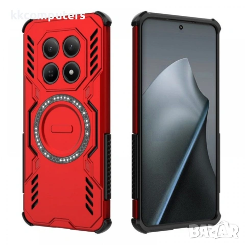 Магнитен калъф WANLONFENG DJ за Xiaomi Poco M8 5G / Redmi Note 15 5G с 2 бр. Стъклени Протектори - P, снимка 2 - Калъфи, кейсове - 53259788