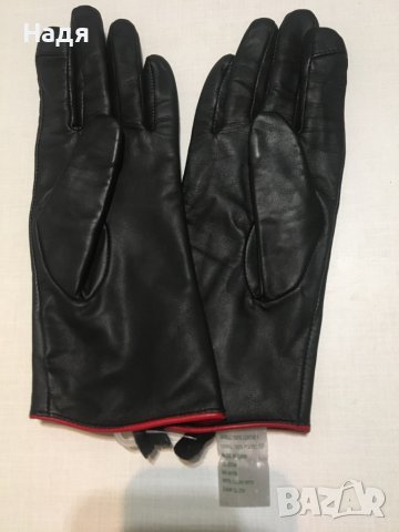 Кожени дамски ръкавици - мярка М, снимка 2 - Ръкавици - 39479345