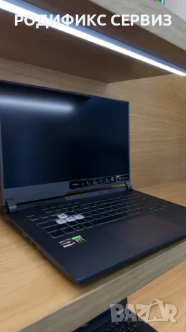 Геймърски лаптоп ASUS ROG Strix G513 — Ryzen 7, RTX 3050, 8GB RAM, 480GB SSD, снимка 2 - Лаптопи за игри - 55769575