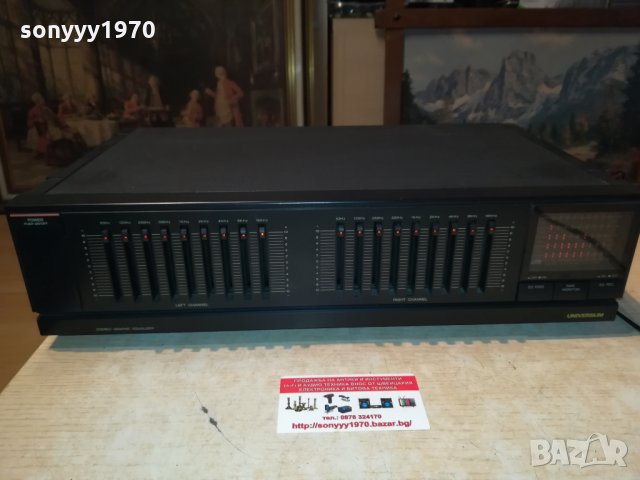 UNIVERSUM EQ4695 9 BAND EQUALIZER-GERMANY 2609212040, снимка 3 - Ресийвъри, усилватели, смесителни пултове - 34261544