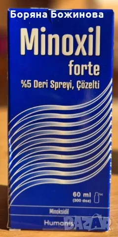 Спрей Minoxil против косопад 5%