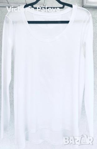 Луксозна бяла блуза MARC CAIN object for love , снимка 13 - Блузи с дълъг ръкав и пуловери - 52979307