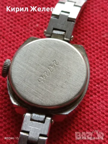 Стар механичен часовник дамски Заря СССР 17 камъка за ремонт части КОЛЕКЦИЯ 26521, снимка 7 - Антикварни и старинни предмети - 50125069