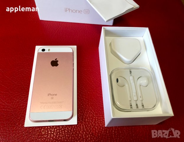 Apple iPhone SE 16Gb Rose Gold Фабрично отключен Айфон телефон, снимка 1 - Apple iPhone - 29820104