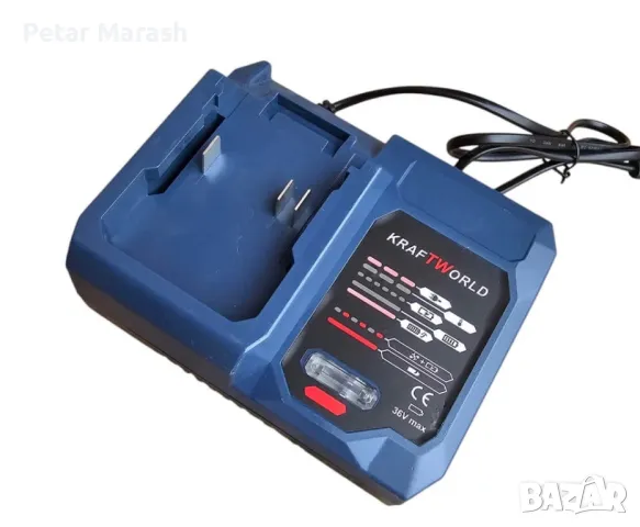 АКУМУЛАТОРЕН ГАЙКОВЕРТ KRAFTWORLD POWERSHARE 36V, снимка 3 - Други инструменти - 50357366