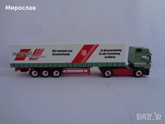 HERPA H0 1/87 MAN КАМИОН ТИР МОДЕЛ КОЛИЧКА, снимка 3 - Колекции - 44166421