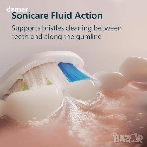 Електрическа четка за зъби Philips Sonicare серия 3000, бяла, HX4033/21, снимка 2 - Други - 53706661