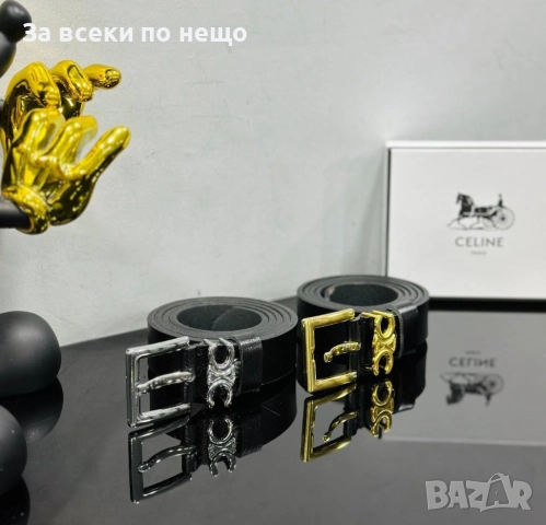 Tommy Hilfiger🔝Hugo Boss🔝Celine Унисекс Колан Естествена Кожа🔝Мъжки Колан🔝Дамски Колан Код E1102, снимка 9 - Колани - 52487507