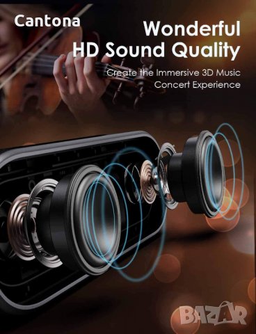 LENRUE A15 висококачетвена Bluetooth тоонколона, снимка 4 - Тонколони - 34717138