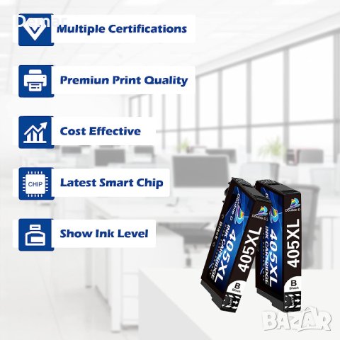 405xl черни касети с мастило за Epson , снимка 5 - Консумативи за принтери - 41553300