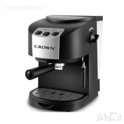 Еспресо кафемашина Crown CEM-1510 (15 bar / 1050W) – в оригинална кутия