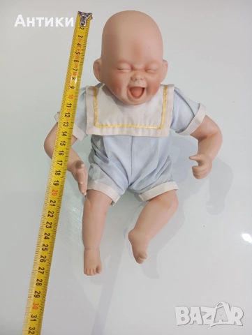 Колекционерска порцеланова кукла с печат , снимка 3 - Кукли - 52625176