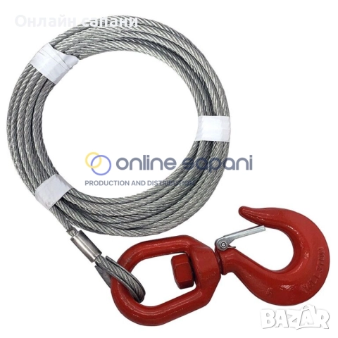 Стоманени въжета за лебедки с различно изпълнение, снимка 3 - Други машини и части - 25688627