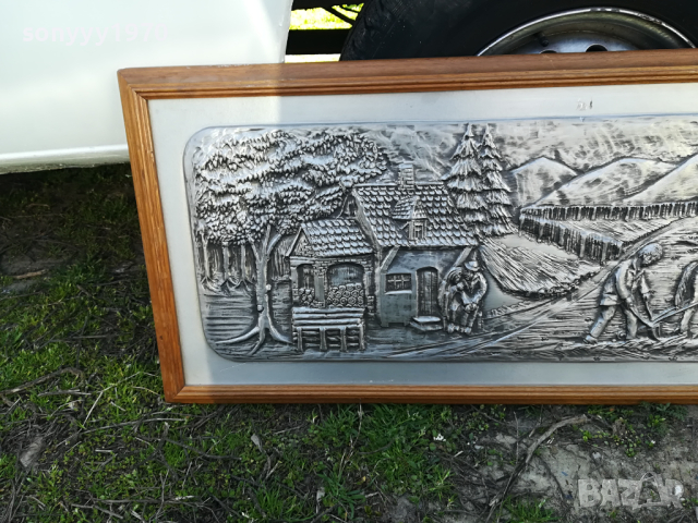 КАРТИНА-МЕТАЛ ДЪРВО 115Х50СМ 2403241045LNWC, снимка 4 - Антикварни и старинни предмети - 44920831