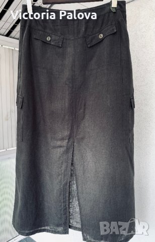 Дълга пола FFY лен, снимка 5 - Поли - 40451910