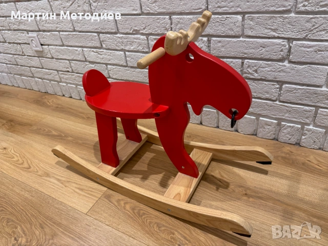 Детска настолна люлка с вид на еленче IKEA EKORRE, снимка 3 - Играчки за стая - 53601993