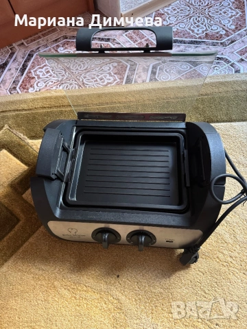ЧИСТО НОВ Електрически грил 3 в 1 Bake Master De Luxe, снимка 4 - Скари - 53459520