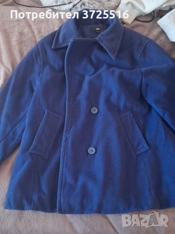 Дамски дрехи – палта, бомбер и блуза (добро състояние), снимка 4 - Якета - 53734313