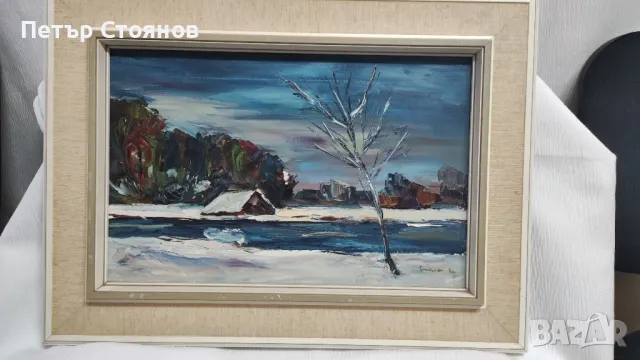 Страхотна френска картина - маслени бои