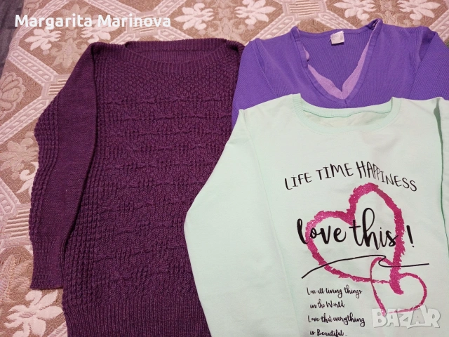 Дамски блузи , снимка 2 - Блузи с дълъг ръкав и пуловери - 53150975