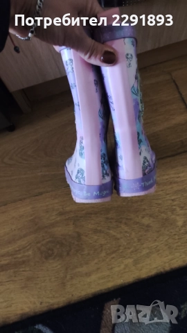 Английски гумени ботуши на Елза и Анна!, снимка 2 - Детски боти и ботуши - 52029233