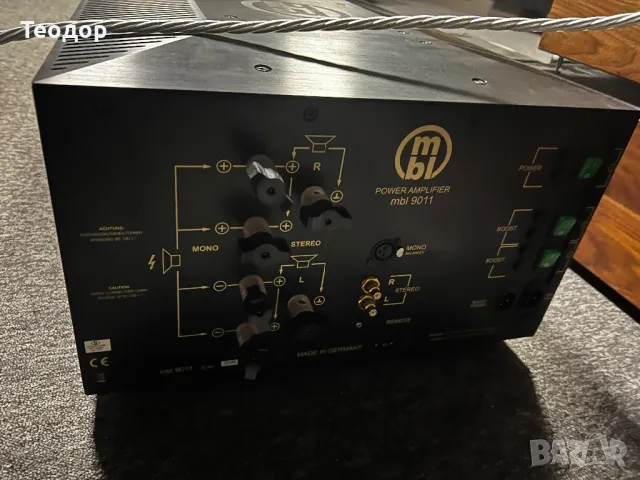 Моно - стерео усилвател на мощност MBL 9011, снимка 3 - Ресийвъри, усилватели, смесителни пултове - 49308682