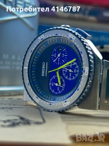 Часоник seiko Giugiaro Design 7T12-0AX(сейко), снимка 4 - Мъжки - 53540095