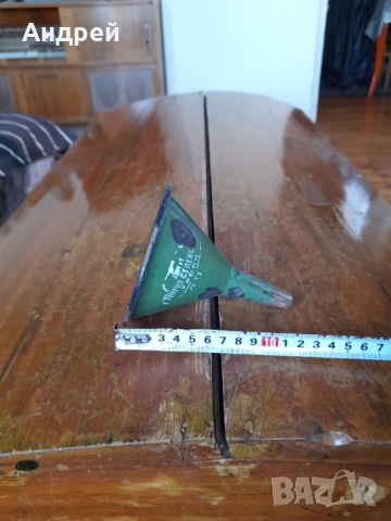 Стара емайлирана фуния, снимка 6 - Други ценни предмети - 52723951