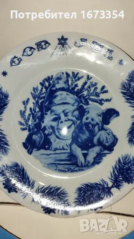 Колекционерски чиний - коледна, снимка 10 - Други ценни предмети - 48071445