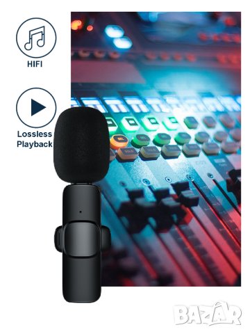 Микрофон за смартфон, безжичен, Фотоапарат, камера, 3.5mm, за Android, за IPhone, букса 3.5мм, жак, снимка 9 - Микрофони - 41942824