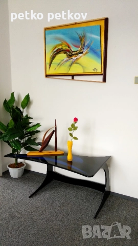 Абстрактна картина Skeivt (крив), снимка 2 - Картини - 51877118