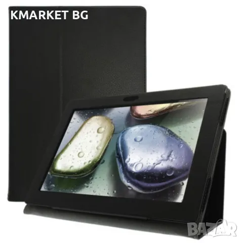Lenovo Idea Tab S6000 Кожен Калъф + Стилус, снимка 1