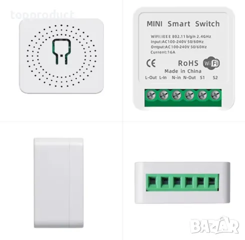 Мини смарт прекъсвач за осветление и друго , снимка 3 - Друга електроника - 48751188