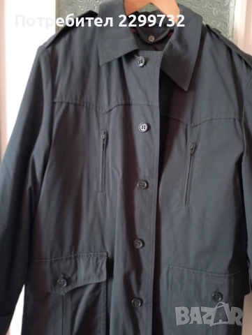 Мъжки шлифер № 52 с дебела сваляща се подплата, снимка 2 - Палта - 52288232