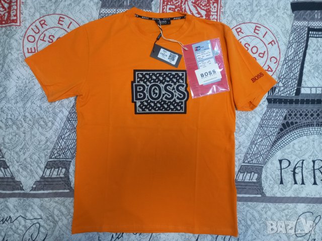 Hugo Boss - тениска размер Л, снимка 4 - Тениски - 40171778