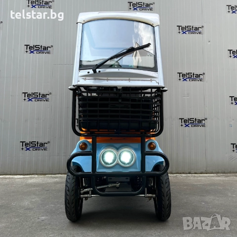 Електрическа четириколка Luxor 1500W 23Ah триместна с покрив Нов модел 2025, снимка 10 - Мотоциклети и мототехника - 52414877