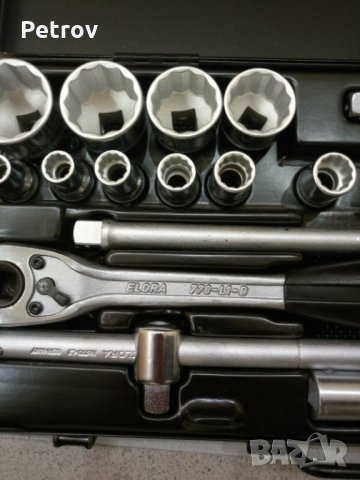 ELORA - Germany - 1/2" PROFI Гедория 100% ORIGINAL ELORA Made in Germany!! 12-стенни вложки 10-32 , снимка 9 - Гедорета - 33996649