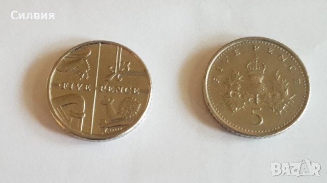 5 пенса лот , снимка 3 - Нумизматика и бонистика - 39552041